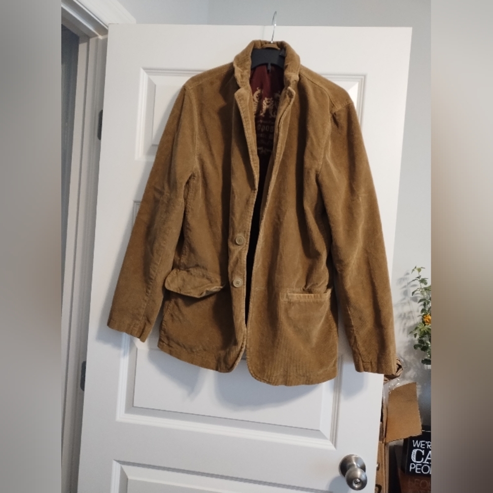 Men's Aeropostale Brown Corduroy Blazer